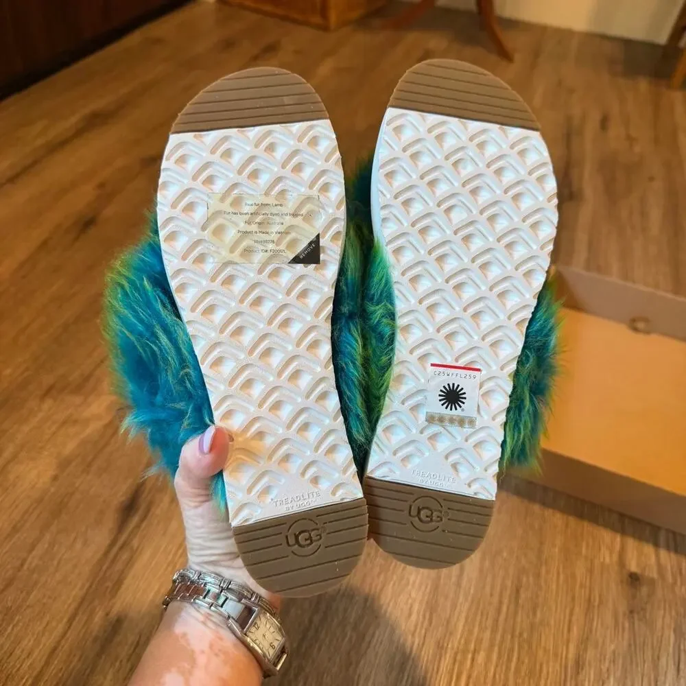 Tie Dye Ugg Sandals SZ 9 W/ BOX